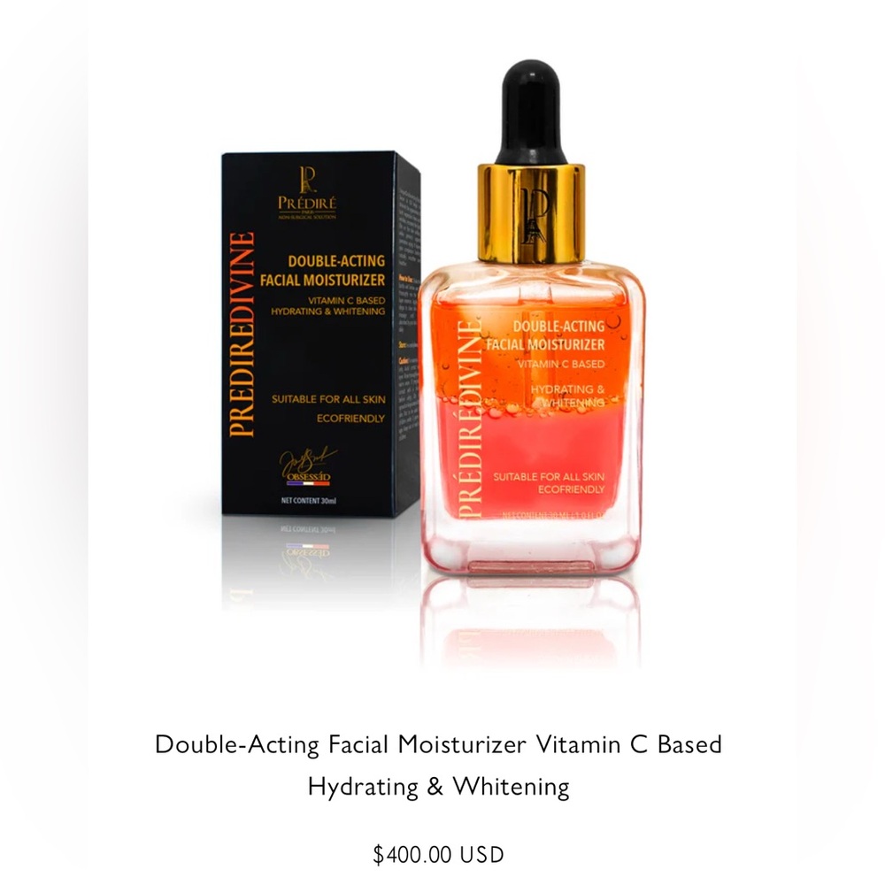 PRÉDIRÉ PARIS
Double-Acting Moisturizer Vitamin C Based Hydrating & Whitening